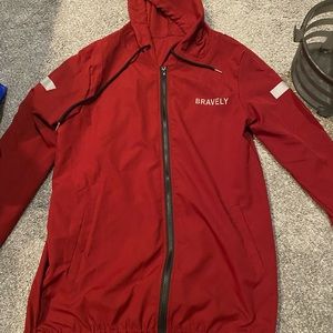 Zip up mens jacket reflective